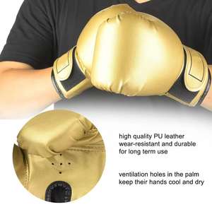 Gants de boxe professionnels gagnants jumeaux boxe PU MMA Muay Thai gants de boxe pour les combattants lourds - Product Image 6