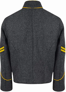 Unisex 100% <b>Wool</b> <b>Cotton</b> Waterproof Civil Shell Jackets New Winter Outdoor Uniform Button Decoration Plus Size Washed Techniques - Product Image 5