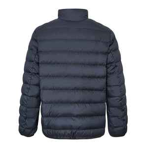 Blouson matelassé léger pour homme, automne-hiver 2025, grande taille, décontracté, pour les trajets quotidiens, col rond, chaud, fermeture éclair, style urbain - Product Image 2