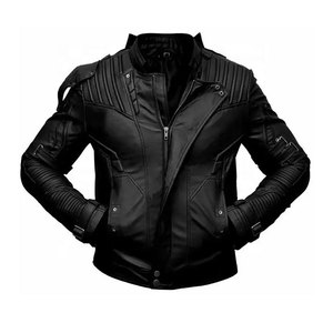 Chaqueta de cuero original para hombre de buena calidad al por mayor, chaqueta básica bonita popular de diseño único para hombre - Product Image 1
