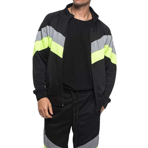 Fashionable Custom Logo Men Casual Windbreaker Set Two Piece Set Polyester Male Breathable Windbreaker Tracksuit for Men - Product Image 5