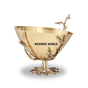 Cuenco de diseñador de Metal hecho a mano de calidad superior, tamaño personalizado, pantalla de Chocolate ecológica, mesa dulce, cuenco decorativo, cartón - Product Image 3