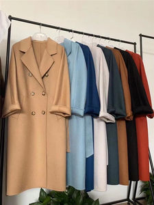 Abrigo Largo Elegante de Invierno 2026 para Mujer, Chaqueta de Lana Gruesa y Cálida con Doble Botonadura, Ropa Exterior Informal - Product Image 6