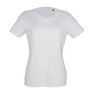 T-Shirt Personalizzabile in Cotone Pettinato per Donna, Gadget Promozionale Personalizzabile - Product Image 1