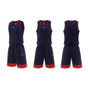Tenues de sport de basketball pour hommes, ensembles de vêtements et pantalons, logo d'équipe personnalisé avec nom et numéro, L-6XL, 160G, 100,0% polyester, col en V, été - Product Image 5