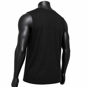 Camiseta sin Mangas con Diseño Personalizado para Hombre, Estilo Hip Hop Urbano, Camiseta Deportiva de Algodón, Moda Urbana, Venta al Por Mayor OEM - Product Image 6