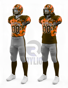 Personalizado sublimado 7v7 uniforme de fútbol americano conjunto de malla de secado rápido ligero práctica Jersey y pantalones - Product Image 1