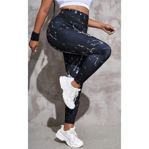 Leggings de yoga de gymnastique taille haute pour femmes de haute qualité vêtements de sport respirants disponibles pour la vente en gros meilleure mode personnalisée - Product Image 1