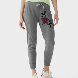 Pantalones Deportivos Personalizados para Mujer, Nuevos con Logotipo, Ajustados, para Gimnasio, Fitness, con Frente Plano, de Algodón/Bambú - Product Image 4