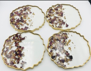 Best Quality <b>Round</b> Shape Coaster with Luxury Bulk Resin Design Directly From Manufacturer in India - Product Image 5