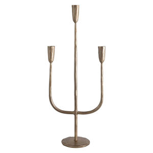 Nouveau Design Métal 3 Lumière Bougeoir Avec Laiton Fini Vaisselle Accessoires Décoratifs Décor Intérieur Bougeoir À La Main - Product Image 2