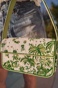 Magnifique sac fourre-tout en perles de graines, sac brodé à la main pour une élégance quotidienne - Product Image 2