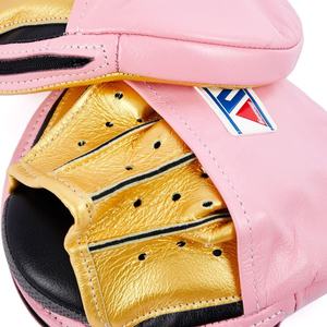 Manufacturer's Professional Focus Mitts and Kick Pad Custom Logo New Design PU and Leather Safety Training Pads Wholesale - Product Image 4