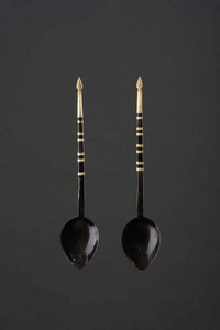 Cuchara de Cuerno de Búfalo Natural Pulido, Estilo Animal Único, Diseño Exclusivo para Decoración de Mesa de Restaurante - Product Image 3