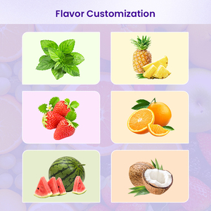 Strisce Sbiancanti per Denti Luxsmile Natural Private Label Senza Alcool Avanzate 14 Strisce Potenti OEM Pap V34 Viola - Product Image 4