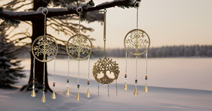 Famille décoration suspendue carillons éoliens en métal pour salon extérieur balcon jardin ou bureau-ornement de jardin idée cadeau parfaite - Product Image 5
