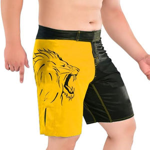 Factory Wholesale Plain <b>Stretchy</b> Fight Mma Kick Boxing Muay Thai Martial Arts Fight <b>Shorts</b> Plus SizeHot sale products - Product Image 2