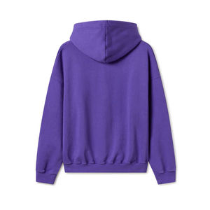 Venta al por mayor de alta calidad de los hombres sólidos pulóver sudaderas con capucha 100% algodón Casual Streetwear suave cómodo tela otoño personalizable - Product Image 2