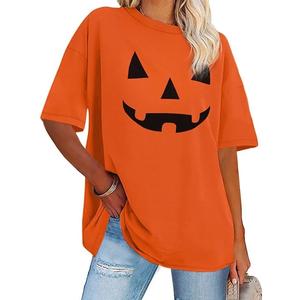 Best Price OEM Service Printed Women's 100% Cotton Short Sleeve Round Neck Shoulder Slope Casual Oversized <b>T</b>-<b>shirt</b> Bangladesh - Product Image 1