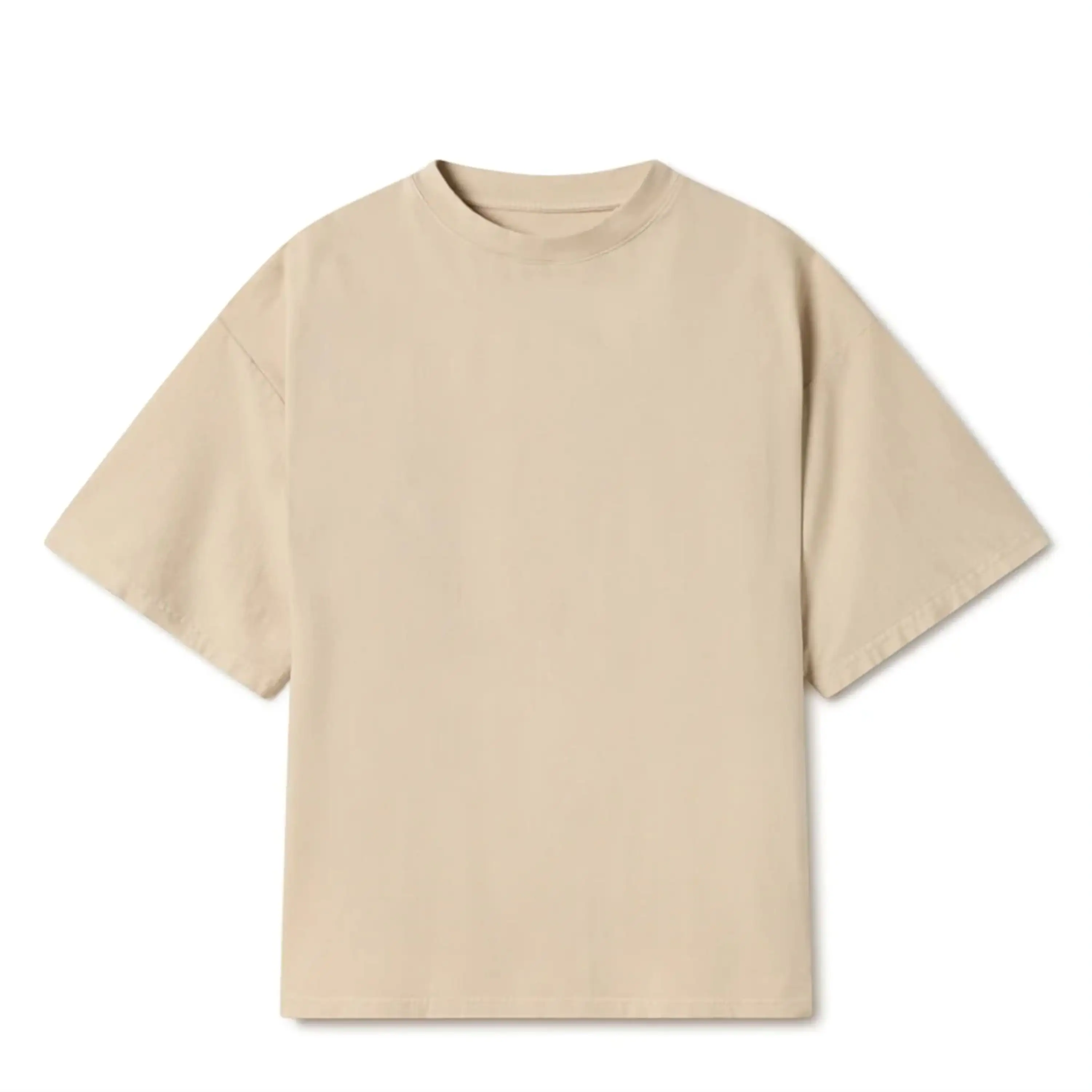 カスタムロゴTシャツTシャツ綿100% メンズTシャツ180 GSM厚手の綿通気性ユニセックスブランクTシャツ