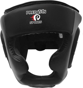 Protector de cabeza de cuero Boxeo Hamlet MMA Protector de cabeza/Protector de cabeza de Boxeo/Protector de cabeza de boxeo personalizado - Product Image 1