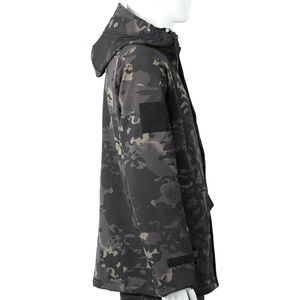 Conjunto de Ropa Táctica de Combate Impermeable y Cortavientos con Estampado de Camuflaje, Chaqueta con Puños Ajustables para Aventuras al Aire Libre, Caza en Clima Frío - Product Image 3
