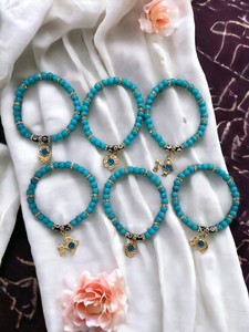 Pulsera Elástica con Cuentas de Piedra DAFNI BIG PAZAR, Piedras de Cristal, Diferentes Diseños, Unisex, Regalo, Hecho en Estambul, Número de Modelo 44 - Product Image 6