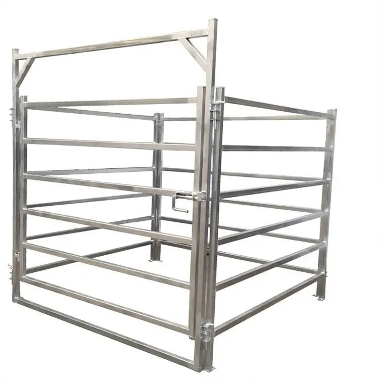 Clôture d'obstacle pour moutons/chèvres en tuyau rond d'occasion de haute qualité/clôture métallique durable anti-corrosion pour moutons
