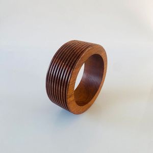 สร้อยข้อมือทำจากไม้ธรรมชาติที่สวยงามทำด้วยมือสำหรับผู้หญิงสร้อยข้อมือสไตล์ขัดเงาธรรมชาติ - Product Image 4