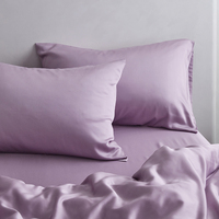 Parure de draps imprimée en lyocell de bambou 100 % naturel, 300 fils, douce, rafraîchissante, respirante, écologique, pour maison et hôtel, tailles King et Twin, vente en gros