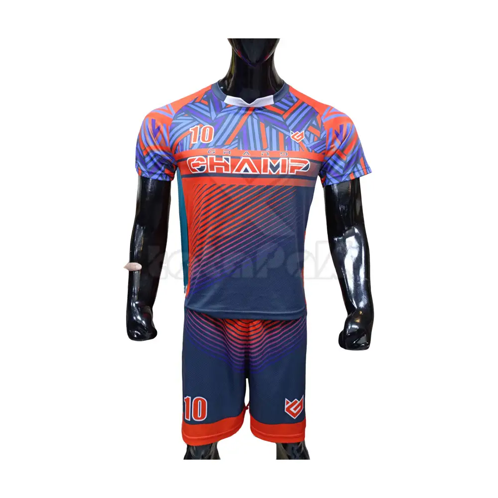 OEM Design personalizzato all'ingrosso sublimazione stampato calcio uniforme set di colore personalizzato uniforme di calcio per gli uomini