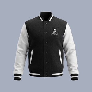 Chaqueta Varsity Unisex de Invierno, Transpirable, de Secado Rápido, con Cierre de Botones y Mangas Largas, con Logotipo Personalizado - Product Image 1