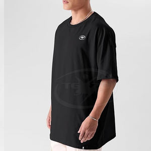 2025 último verano Boxy camiseta diseño logotipo personalizado algodón poliéster Ajuste de gran tamaño al por mayor - Product Image 4