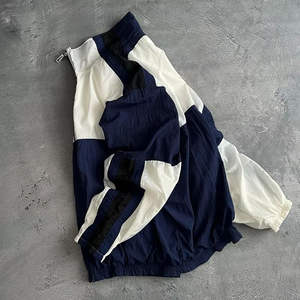 Chaqueta Cortavientos Oversize de Poliéster Vintage para Hombre con Cremallera Frontal y Cuello Alto, Estilo Urbano, Servicio OEM Disponible - Product Image 5