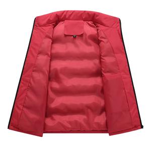 เสื้อกั๊กมีฮู้ดมันวาวสำหรับผู้ชาย2024ใหม่เสื้อกั๊กลำลองผ้าหนากันลมให้ความอบอุ่นเสื้อกั๊กผ้าฝ้ายแบบหล่อสำหรับฤดูใบไม้ร่วงและฤดูหนาว - Product Image 4