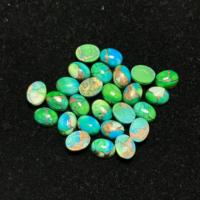 AAA + Haute Qualité Taille Personnalisée Naturel Paon Cuivre Kingman Turquoise Cabochon Lâche Vert Gemme pour Bijoux