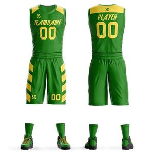 Maillot de basket-ball personnalisé pour hommes, enfants, femmes, ensemble d'entraînement, vêtements de sport, survêtement uni, uniforme de basket-ball pour jeunes, pas cher - Product Image 1