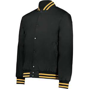 High Street <b>Men's</b> Winter Satin Varsity <b>Jacket</b> for Man Baseball Design New Arrival OEM Service College Baseball <b>Jacket</b> For <b>Men</b> - Product Image 2