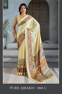 Rajtex <b>Presents</b> Pure Amrich Modal Satin Fashion ale Saree For Womens Catalog Wholesaler And Exporter - Product Image 2
