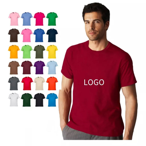 เสื้อยืดแขนสั้นสำหรับผู้ชายเสื้อผ้าฝ้าย100% สีน้ำเงิน260g ย้อมสีพิมพ์โลโก้ได้ตามต้องการ - Product Image 6