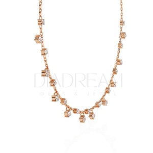 Exclusivo Collar de plata de ley 925 para mujer, corte redondo, Diamante de moissanita, joyería clásica de lujo para boda y fiesta - Product Image 5