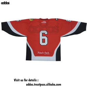 Jersey de hockey sobre hielo recién llegado para hombre, color personalizado con nombre y logotipo del equipo, ropa deportiva personalizada, jersey de hockey sobre hielo - Product Image 3
