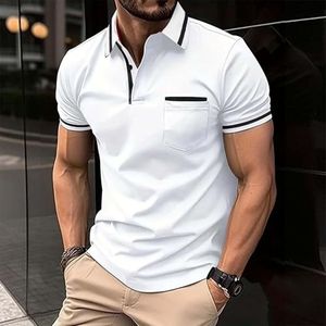 Camiseta de Algodón Sólido de 220 Gramos con Cierre y Logotipo Personalizado Bordado de Alta Calidad para Hombre - Product Image 4