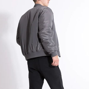 Veste universitaire pour hommes, facile à laver, respirante, à séchage rapide, couleur unie, veste universitaire élégante pour hommes au prix de gros - Product Image 6