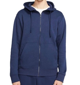 Sudadera con capucha de ajuste regular de estilo de vida mezclado de algodón básico de diseño personalizado de otoño para hombre sudadera con cremallera de peso pesado al por mayor OEM - Product Image 3