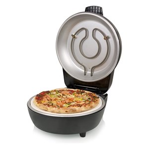 Horno de Pizza Profesional Negro de 1200W, Capacidad de 30cm, Modelo 01 115005 01 001 - Product Image 5