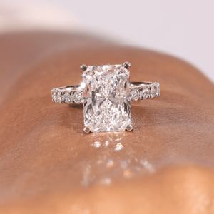 Diamantes Cultivados en Laboratorio con Certificación IGI, Corte Radiante de 0.80 Quilates, Claridad F VVS2, Anillo de Compromiso y Boda, Joyería, Diamantes Sueltos CVD HPHT - Product Image 5