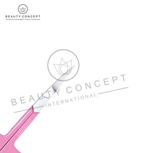 Tijeras para Cutículas de Acero Inoxidable con Mango Rosa, para Diestros, con Logotipo Personalizado, Precio Competitivo, Alta Calidad, Crea Tu Propio Diseño - Product Image 6