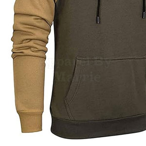 Nueva llegada, sudaderas con capucha para hombre de diseño minimalista y sencillo, de color sólido, esenciales para el día a día, con bolsillos tipo canguro. - Product Image 6