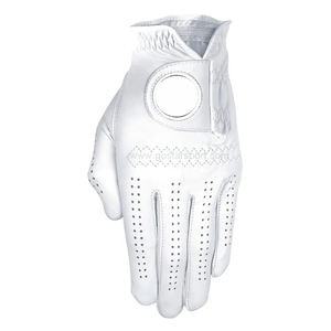 Gants de golf sportifs en cuir de cabretta de chèvre blancs avec protection UV pour hommes ou femmes - Product Image 5